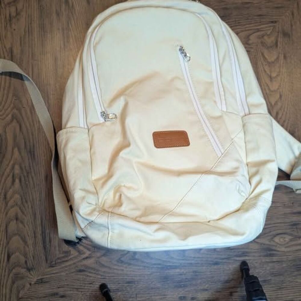 Basic Beige Backpack